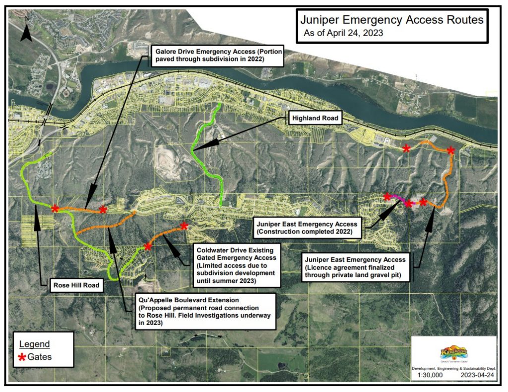 Juniper residents to be escorted through new emergency evacuation ...